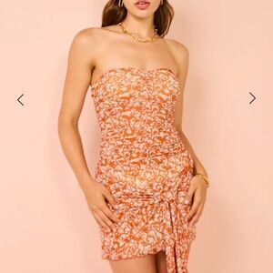 Bec + Bridge Firefly Mini Strapless Dress in Fiesta Floral